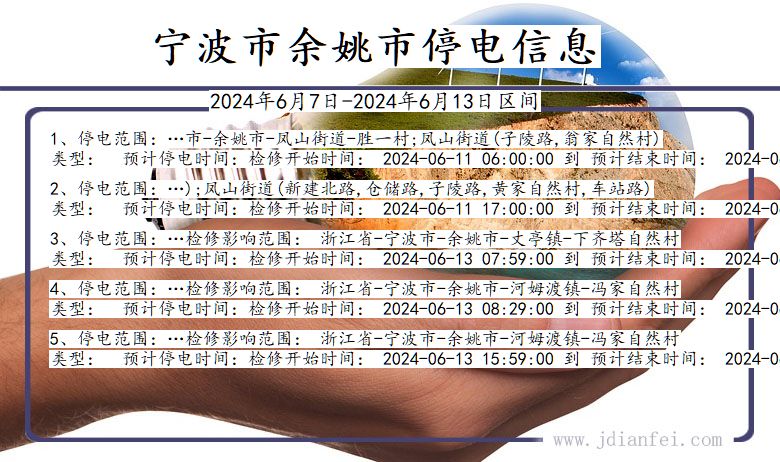 余姚最新停電通知，做好準(zhǔn)備，了解安排，避免不便